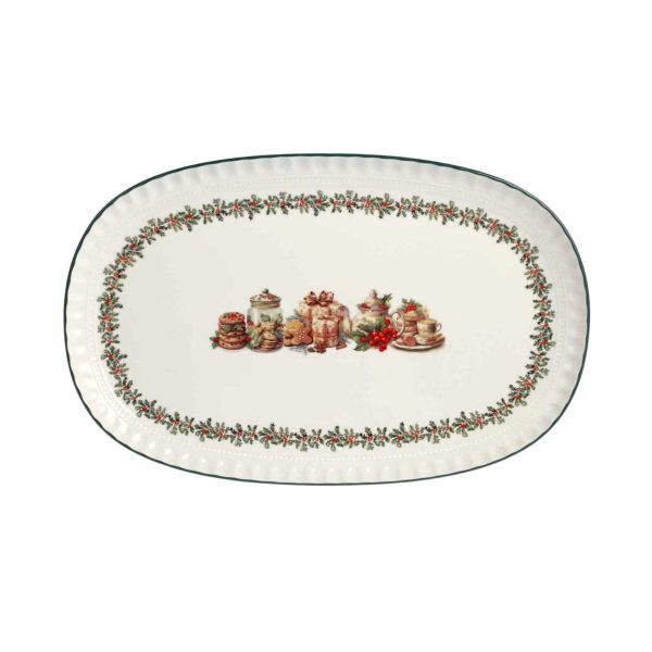 Gift Collection - ოვალური ფორმის თეფში 36სმ