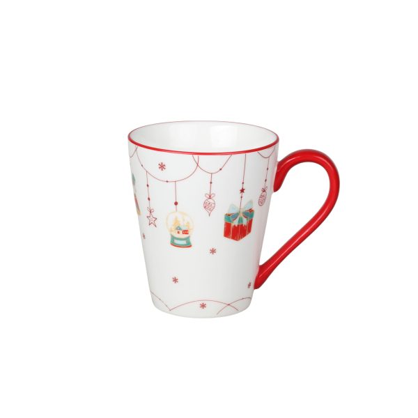 Sparkling Collection - ჭიქა წითელი სახელურით - 350მლ